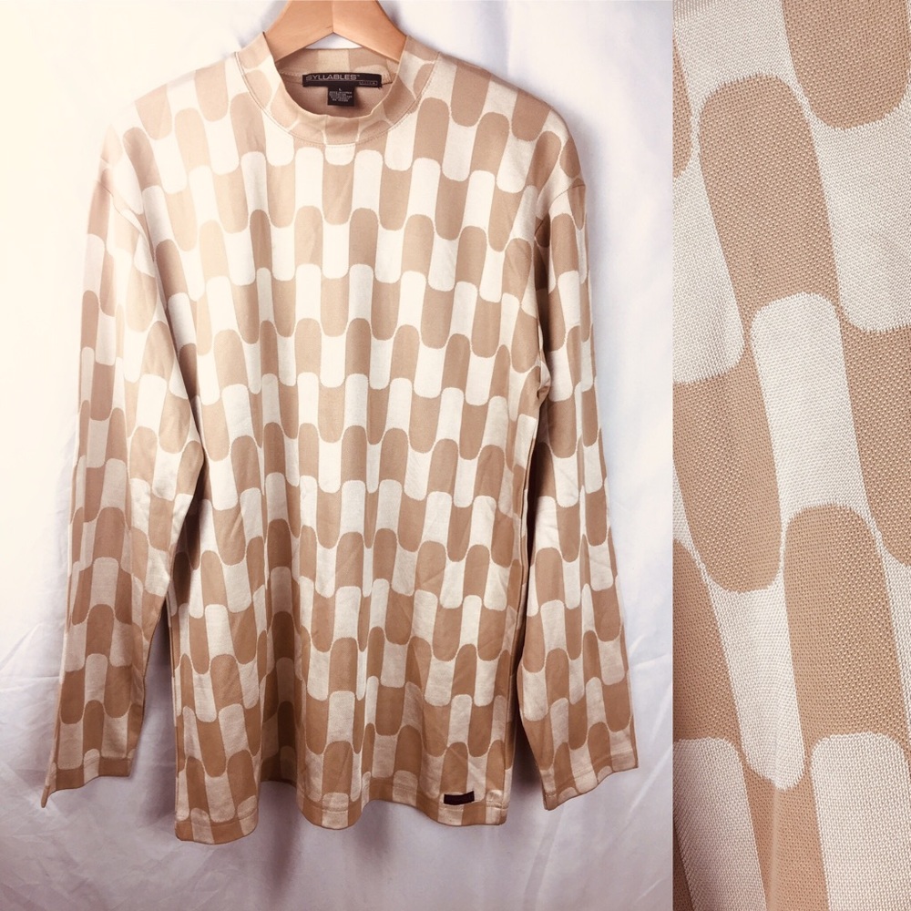 90s does 70s 🌈 vintage men’s sweater shirt